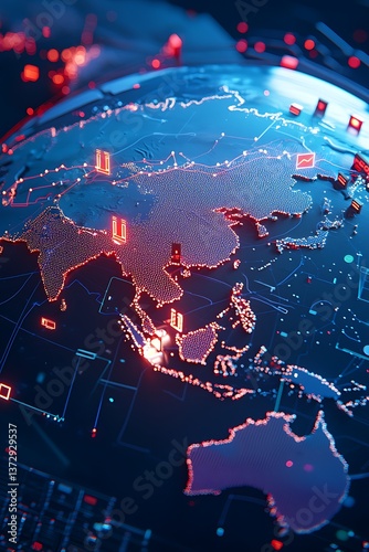 Global Data Network Map