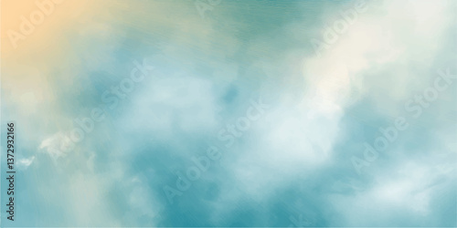 Dramatic fluffy summer clouds dusk sky background. Soft white vintage or antique distressed texture. Clouds or smoke nebula space smoke cloudy vintage grunge smoke isolated horizontal texture. 