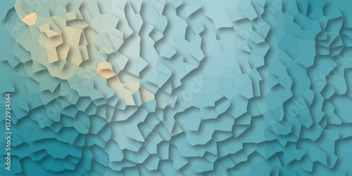 Voronoi diagram background. Colorful stains broken glass tile background texture. Geometric Retro tiles pattern. Broken tiles mosaic seamless pattern. Seamless pattern with 3d shapes vector Vintage