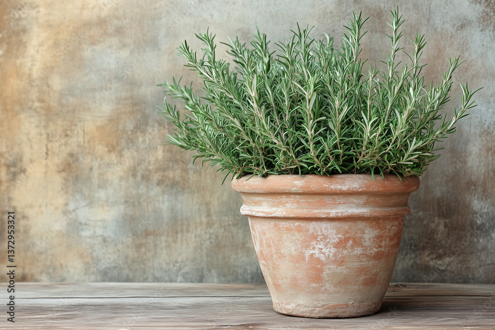 Fototapeta premium rosemary in pot