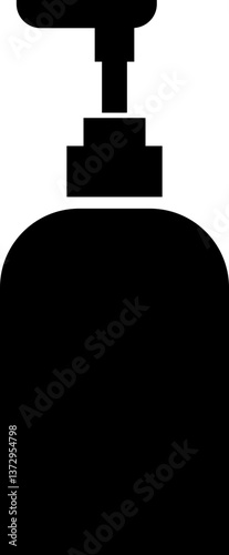 Plastic Bottles or can icon in flat. Plastic Water Bottle symbols isolated on transparent background