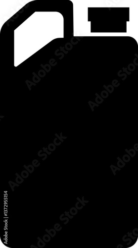 Plastic Bottles or can icon in flat. Plastic Water Bottle symbols isolated on transparent background