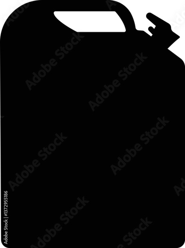Plastic Bottles or can icon in flat. Plastic Water Bottle symbols isolated on transparent background