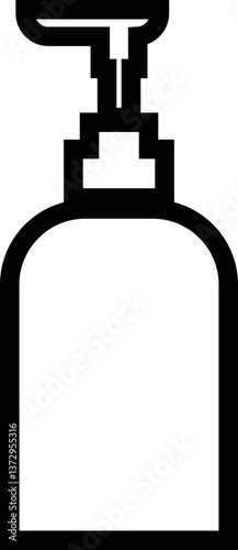 Plastic Bottles or can icon in line. Plastic Water Bottle symbols isolated on transparent background