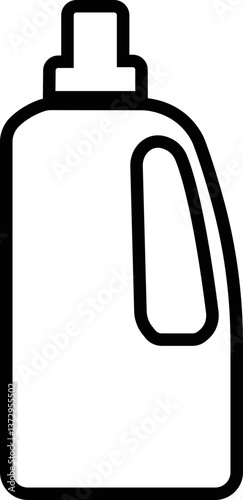 Plastic Bottles or can icon in line. Plastic Water Bottle symbols isolated on transparent background