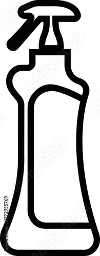 Plastic Bottles or can icon in flat. Plastic Water Bottle symbols isolated on transparent background