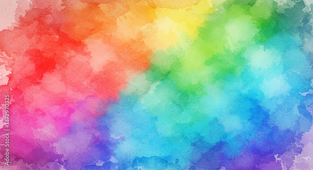 A vibrant explosion of rainbow hues swirling in a dreamy watercolor wash, showcasing a spectrum of blissful colors and soft, blended textures. A vibrant explosion of rainbow hues swirling in a dreamy watercolor wash, showcasing a spectrum of blissful colors and soft, blended textures.
