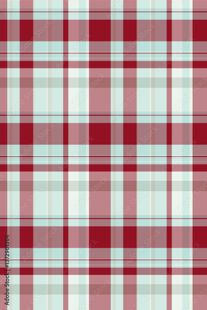 Contour tartan textile check, vichy plaid seamless vector. Post texture pattern fabric background in light and red colors. Contour tartan textile check, vichy plaid seamless vector. Post texture pattern fabric background in light and red colors.