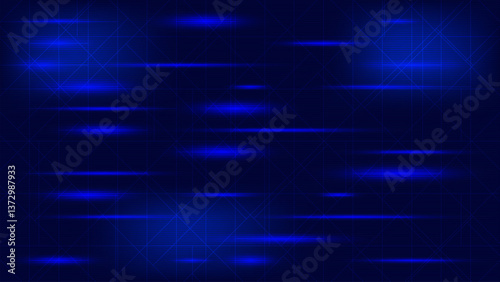 Abstract background technology, Digital concept vector illustration design. Network. Online communication via wireless internet. Security. Data protection. Firewall. Neon blue light laser futuristic.