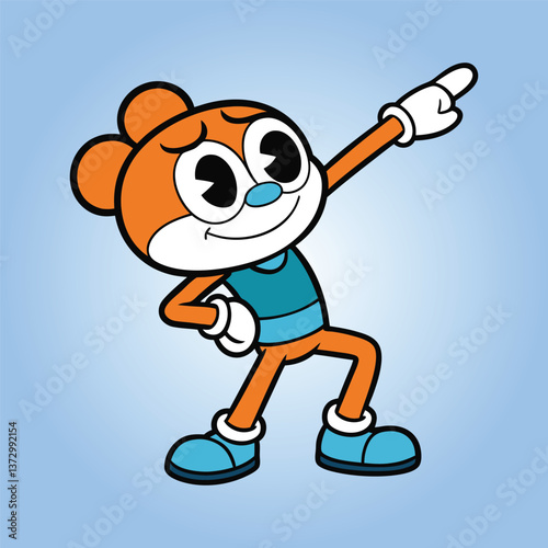 Boomer Dabbing Cartoon 