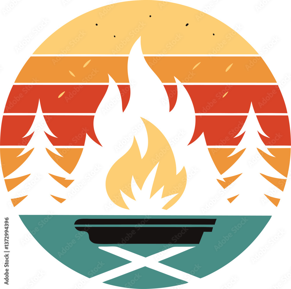 vector illustration of a barbecue grill vector illustration of a barbecue grill