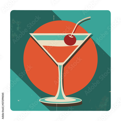 set of cocktails