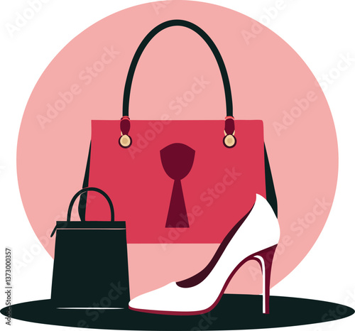 vector illustration of a bag