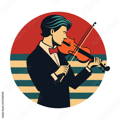 musician playing violin