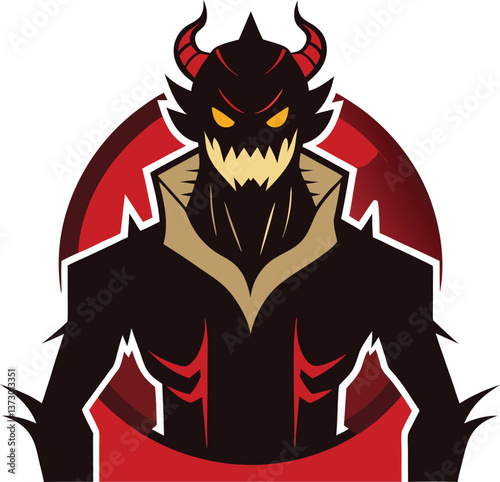 vector illustration of a devil