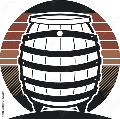 barrel with oil