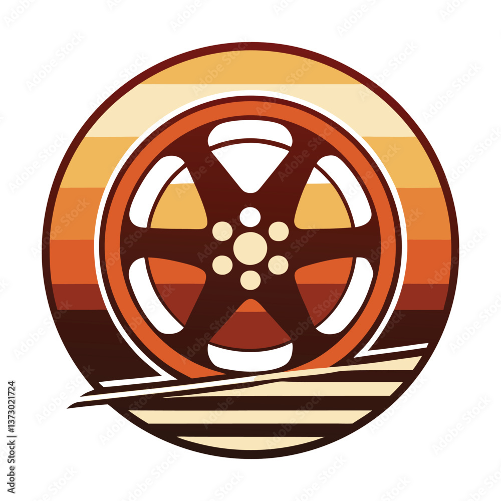 Obraz premium vector film reel