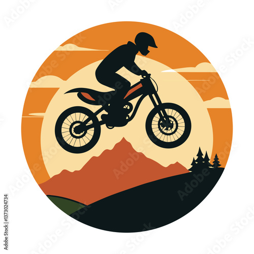silhouette of a motorcycle