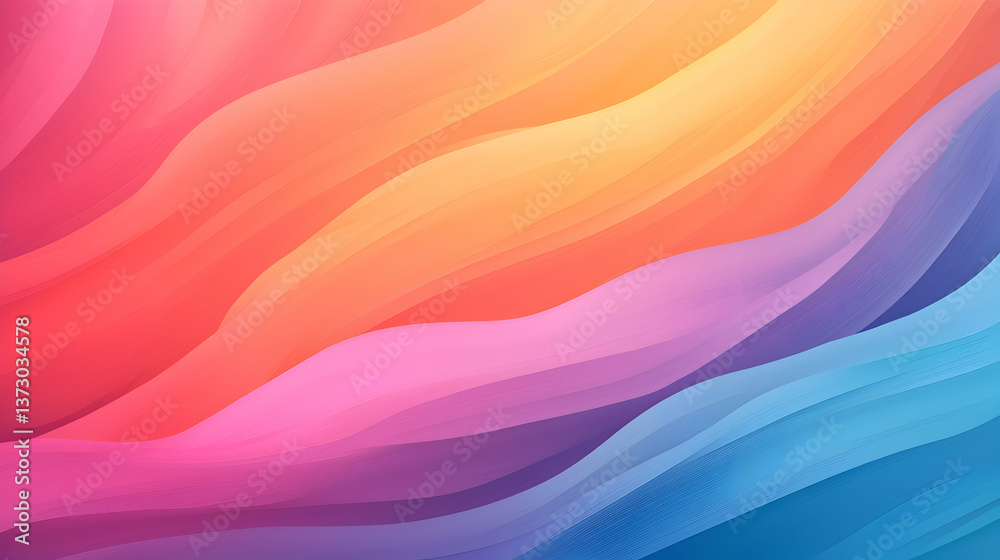 Obraz premium Abstract Colorful Wave Background Texture