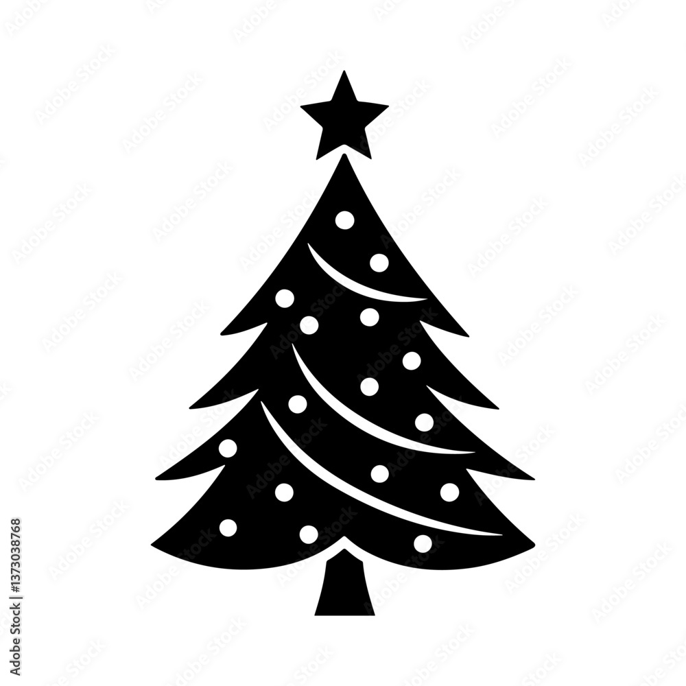Fototapeta premium abstract christmas tree