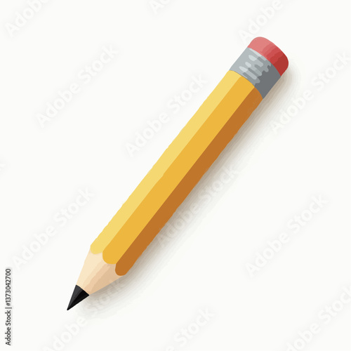 Grafitstift-Illustration auf weißem Hintergrund

