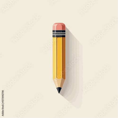 Grafitstift-Illustration auf weißem Hintergrund

