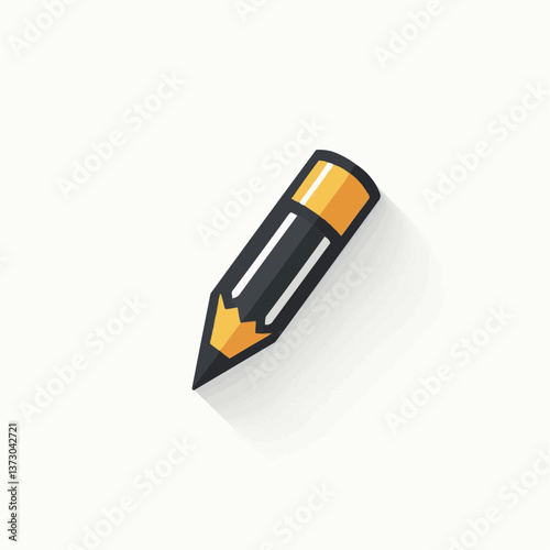 Grafitstift-Illustration auf weißem Hintergrund

