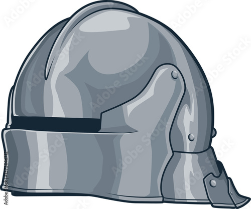 Sallet mit Visier und Nackenschutz – typischer Helm für europäische Soldaten im 15. Jahrhundert.