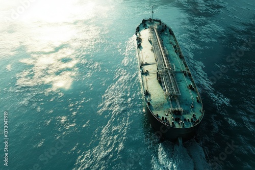tanker ship in the ocean.....