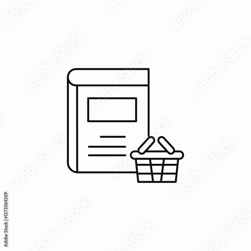 purchase book icon sign vector