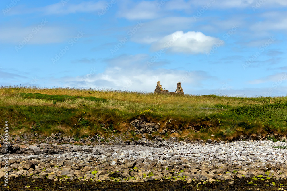 landscape Cliffs, Ireland. Wild Atlantic Way.