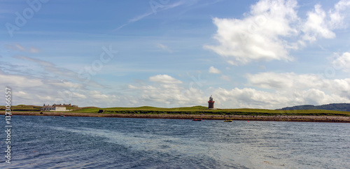 Obraz na płótnie Atlantic Ocean coastline landscape of Ireland. Wild Atlantic Way. w salonie