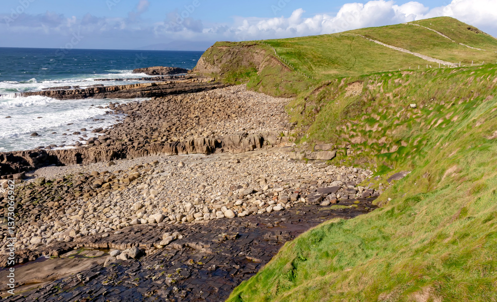 landscape Cliffs, Ireland. Wild Atlantic Way.