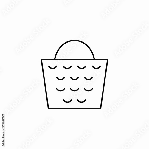 bag accessory icon sign vector
