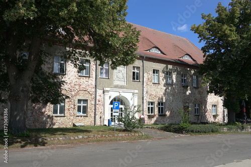 Obraz na płótnie Schloss Pudagla auf Usedom w salonie