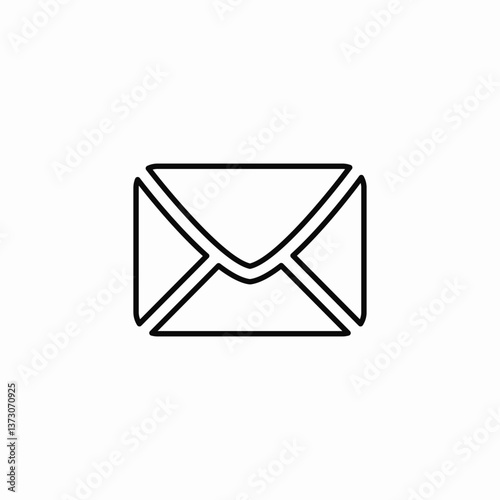 message letter icon sign vector