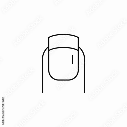 nail care icon sign vector