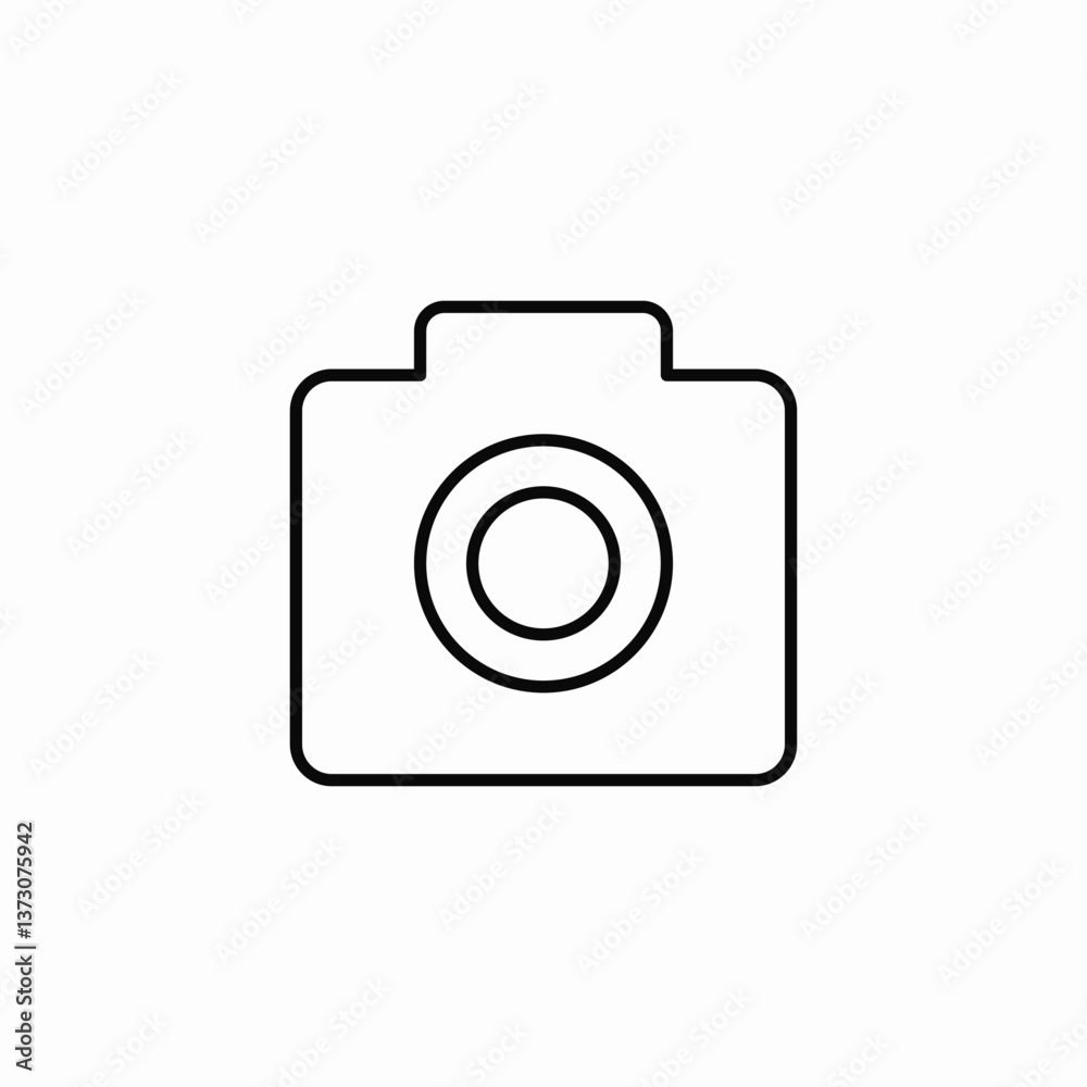 compact camera icon sign vector compact camera icon sign vector