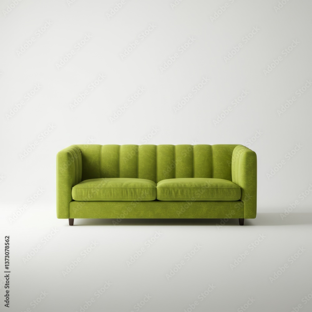 Fototapeta premium sofa isolated on white