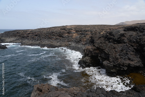 Obraz na płótnie Kueste von Lanzarote w salonie