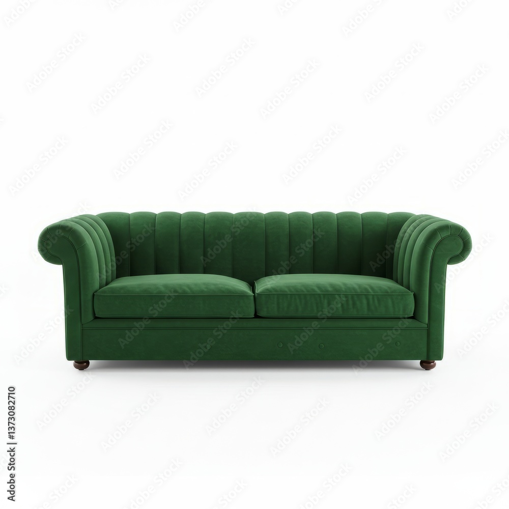 Fototapeta premium sofa isolated on white