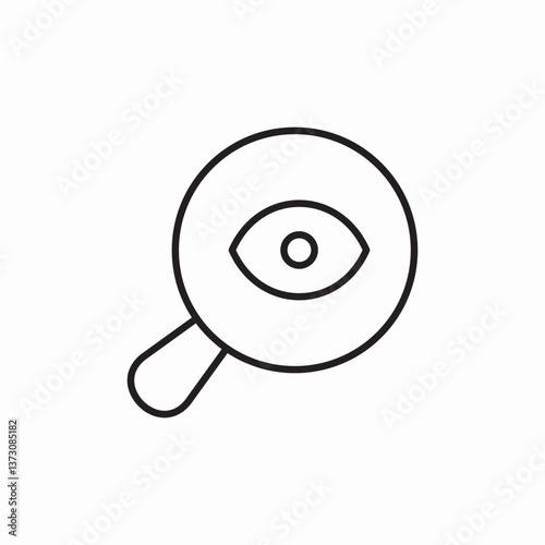 view search icon sign vector