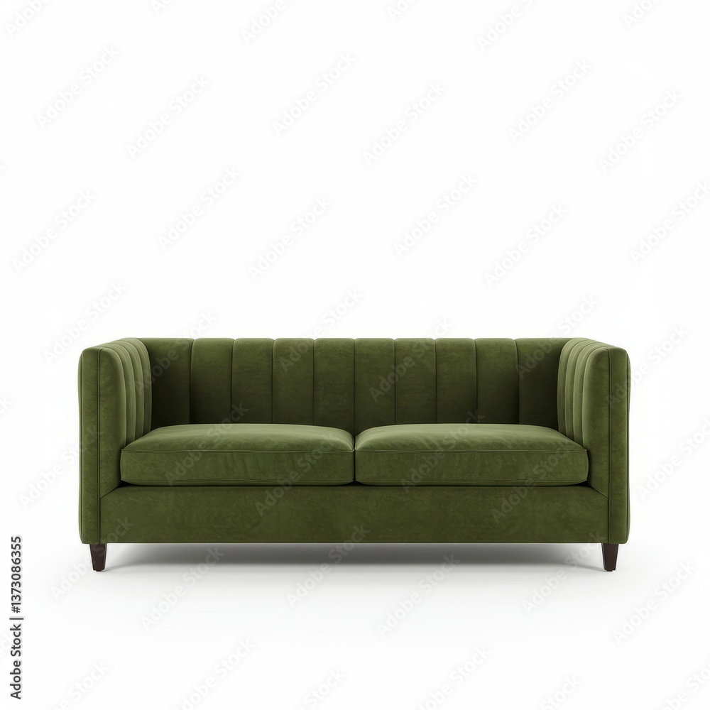 Fototapeta premium sofa isolated on white