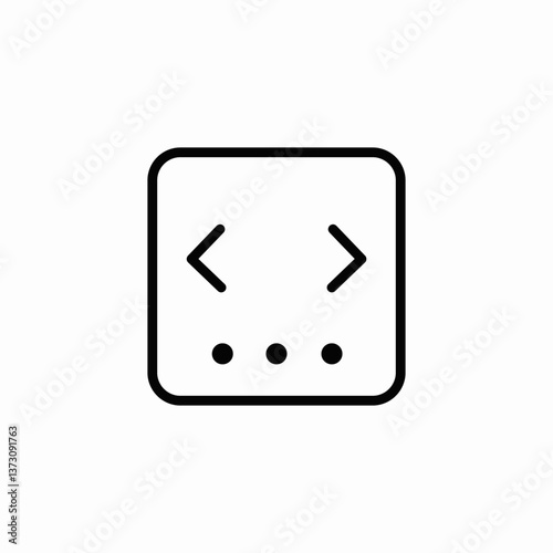 menu scroll icon sign vector