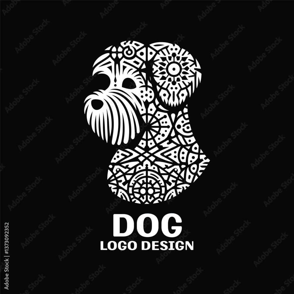 Fototapeta premium Dog Vector Logo Design