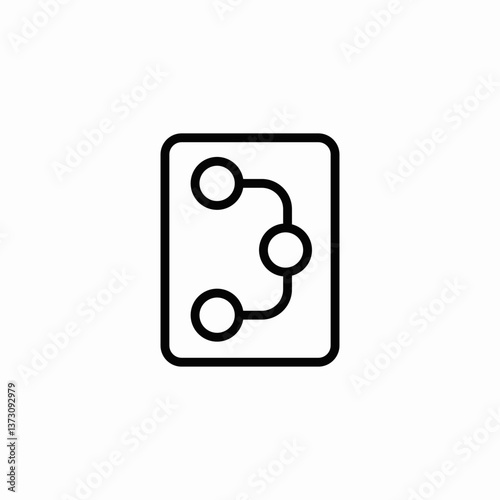 technology structure icon sign vector