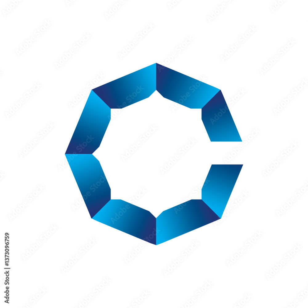 Geometric letter C logo design innovative technology editable vector business brand identity ideas Geometric letter C logo design innovative technology editable vector business brand identity ideas