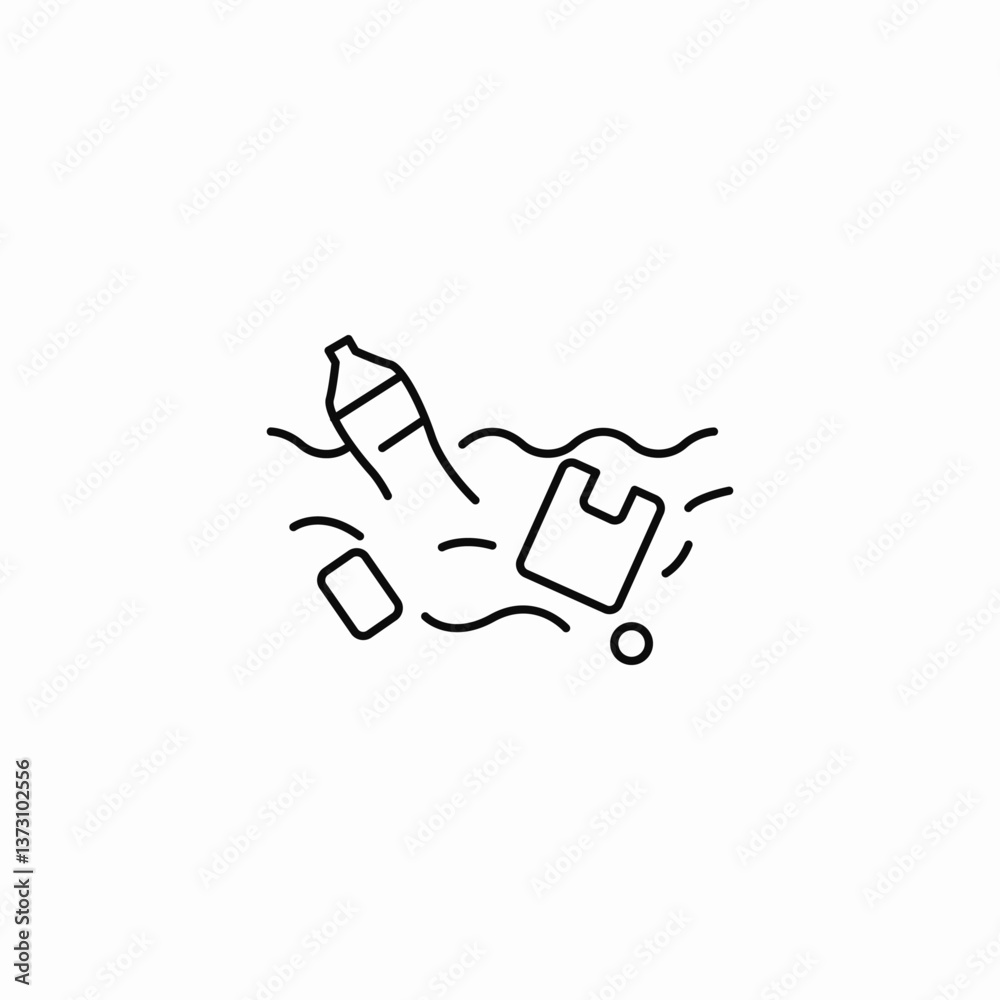 water pollution icon sign vector water pollution icon sign vector