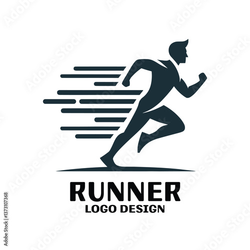 Runner Vector Logo Design