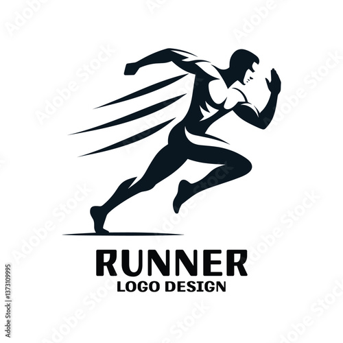Runner Vector Logo Design